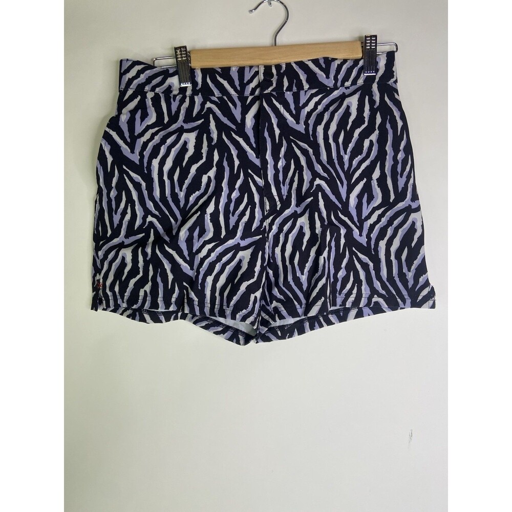 2XIST Ibiza Mens Small Zebra Swim Shorts Trunks Swimwear Bottoms Pockets Lined